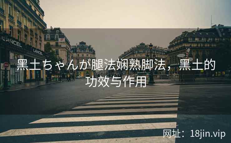 黑土ちゃんが腿法娴熟脚法，黑土的功效与作用